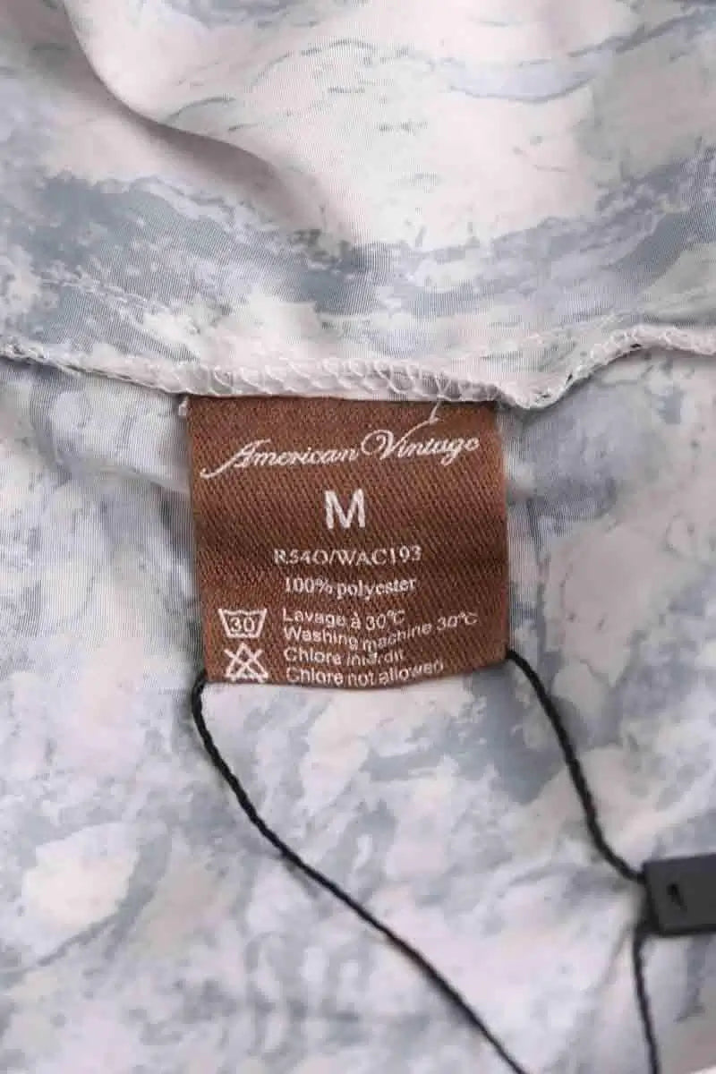 Robe American Vintage Gris en Synthétique