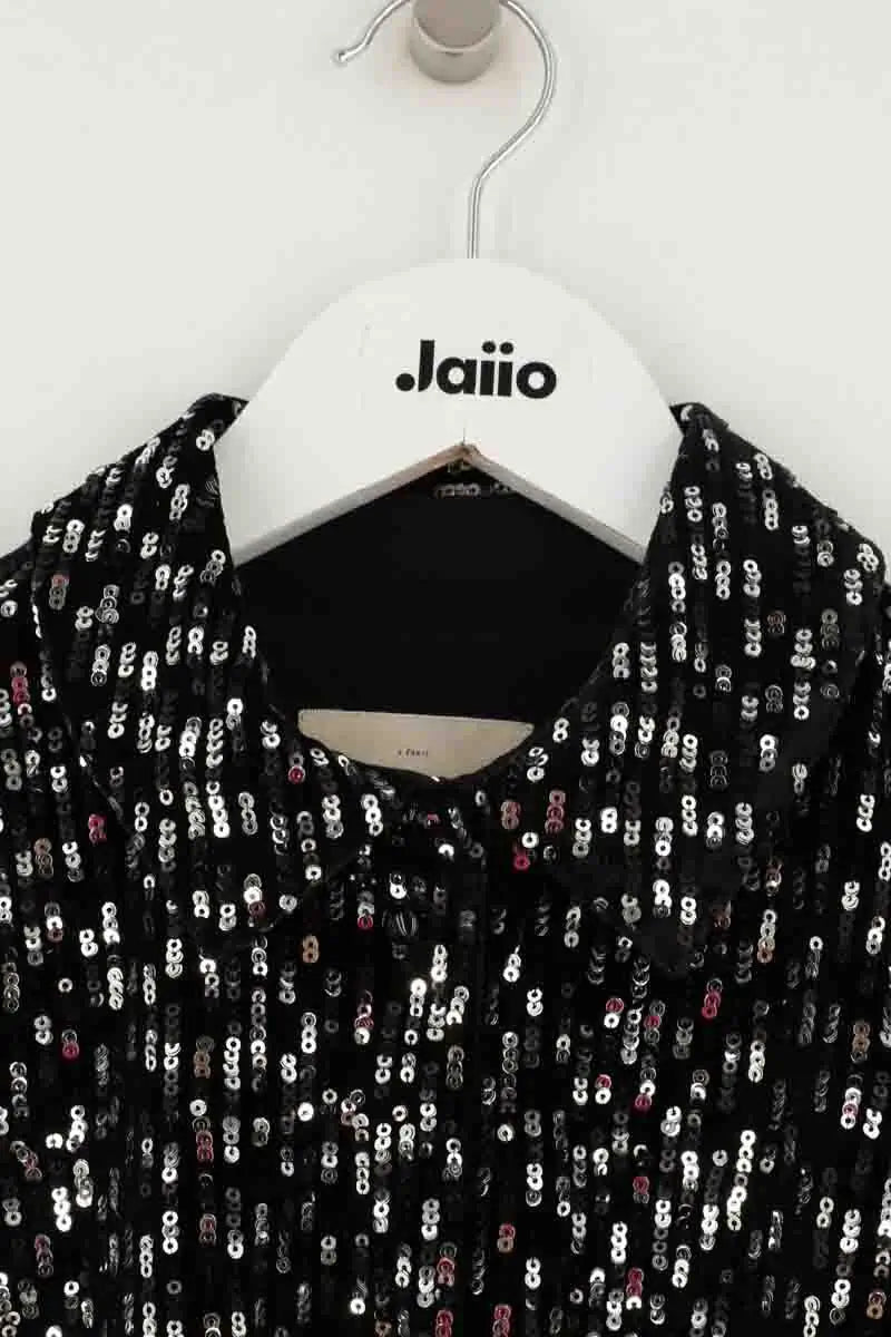 Chemise Sézane Argent en Synthétique