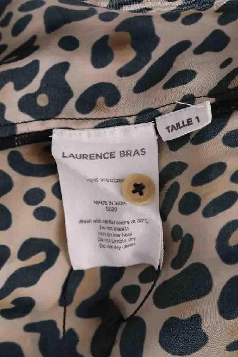 Chemise Laurence Bras Camel en Viscose