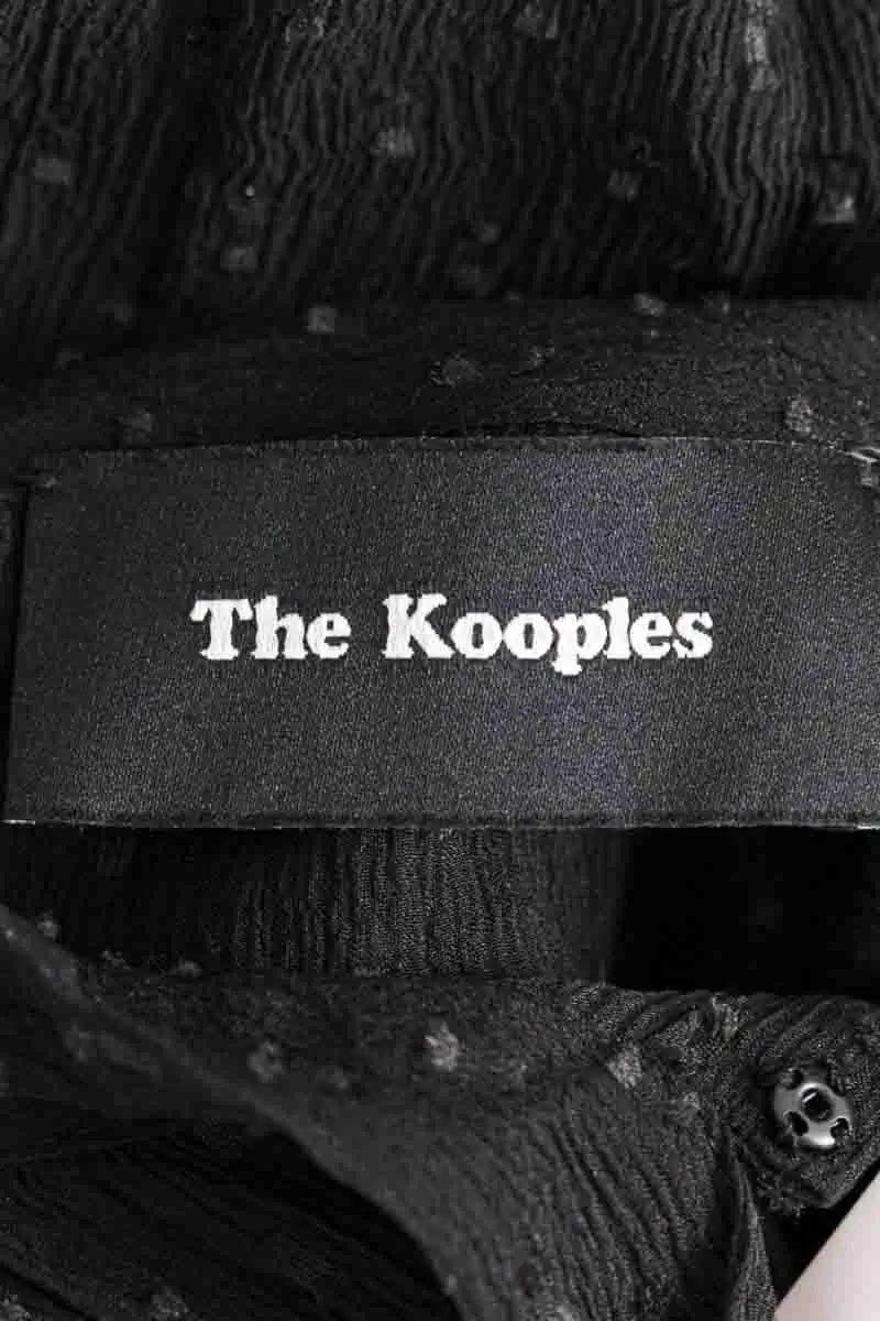 Robe The Kooples Noir en Soie