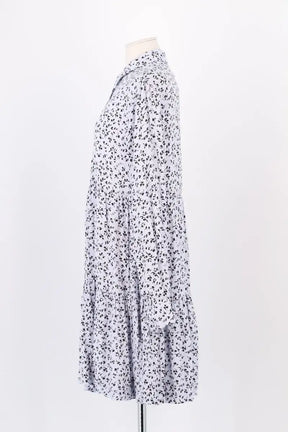 Robe Ganni Bleu en Viscose