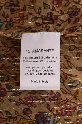 Blouse Mes Demoiselles Amarante Beige en Viscose