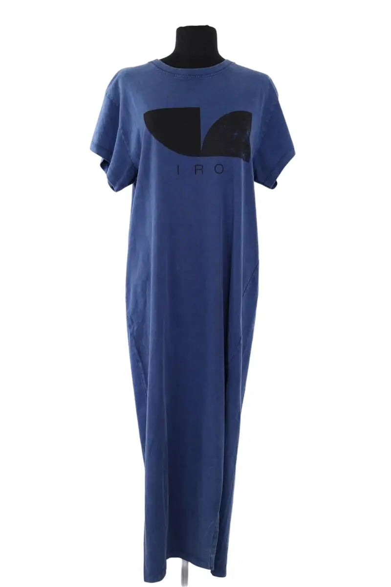 Robe Iro Marine en Coton, taille S - Seconde Main