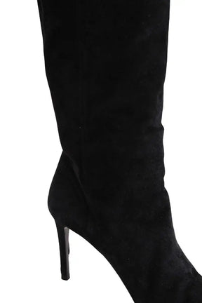 Bottes Prada Noir en Daim