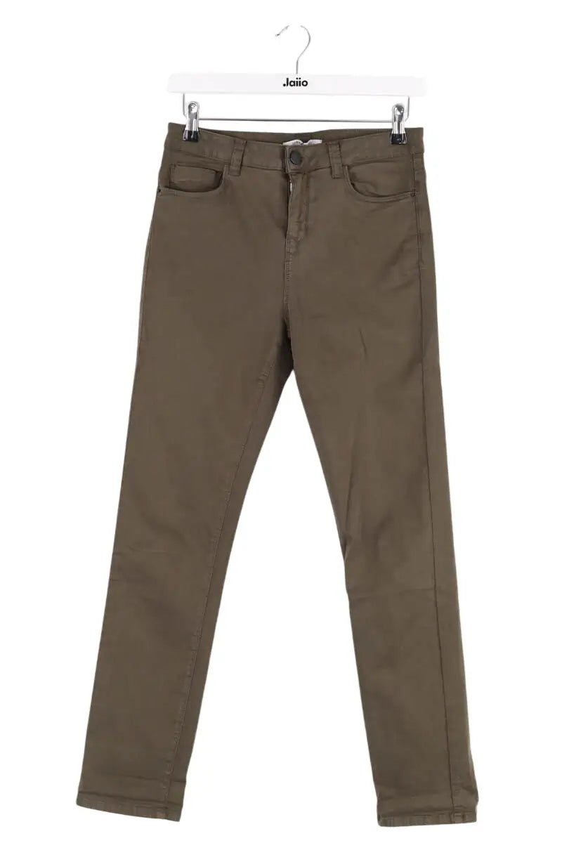 Pantalon droit Gerard Darel Kaki en Coton, taille S - Seconde Main
