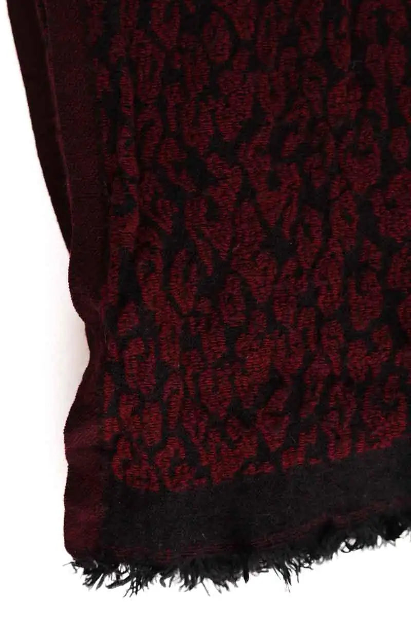 Écharpe Maje Bordeaux en Viscose