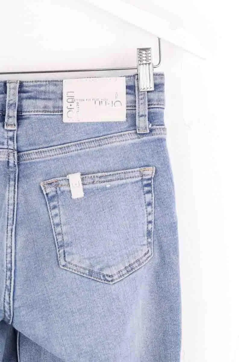 Jean bootcut Liu Jo Bleu en Coton
