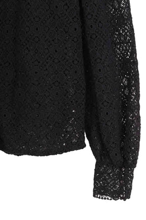 Blouse Sézane Noir en Coton