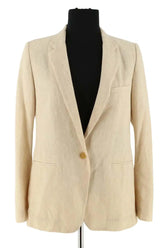 Blazer Forte_Forte Beige en Laine, taille XS - Seconde Main