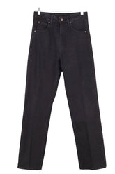 Jean droit Victoria Beckham High Rise Julia Noir en Coton, taille XS - Seconde Main