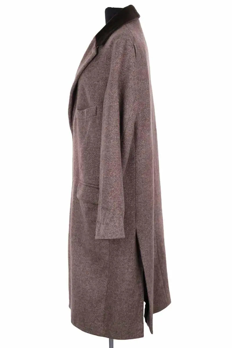 Manteau Zadig & Voltaire Mad chine Marron en Laine