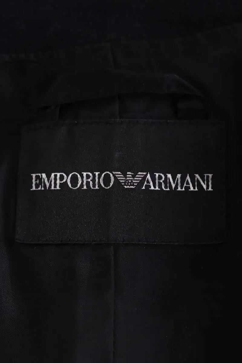 Blazer Emporio Armani Noir en Laine