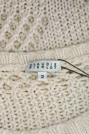 Pull Claudie Pierlot Ecru en Coton