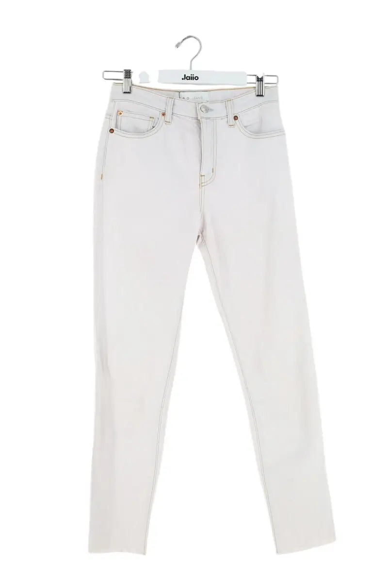 Jean droit Iro Bleu en Coton, taille XS - Seconde Main
