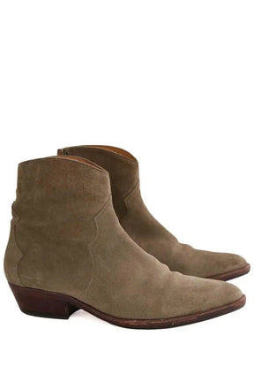 Bottes Isabel Marant Kaki en Daim