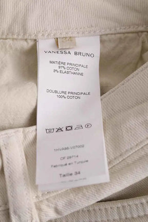 Jupe Vanessa Bruno Blanc en Coton