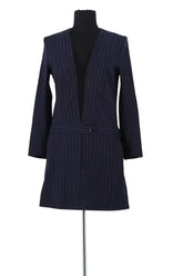 Robe Sandro Marine en Laine, taille XXS - Seconde Main