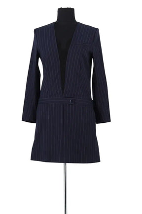 Robe Sandro Marine en Laine, taille XXS - Seconde Main