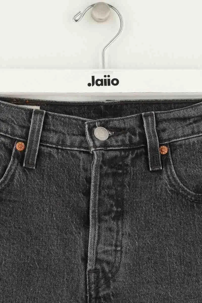 Jean droit W23 L26 Levi's 501 Anthracite en Coton