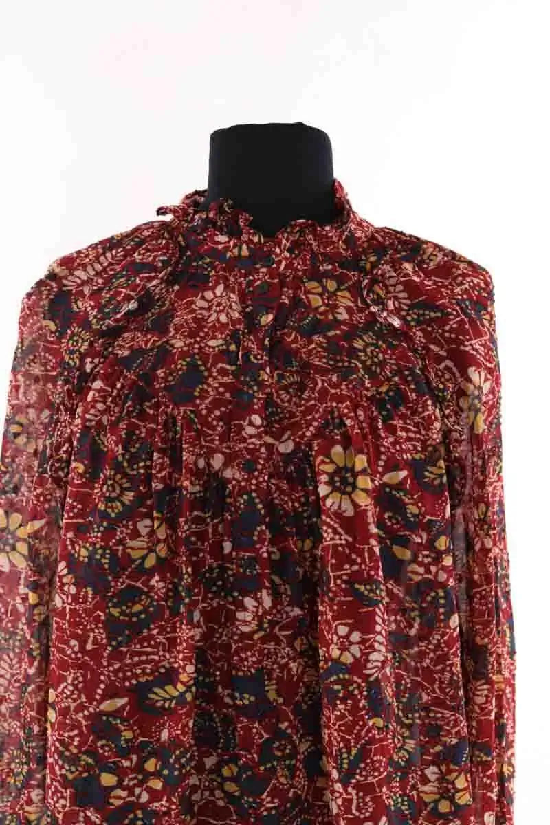 Blouse Ba&Sh Bordeaux en Viscose