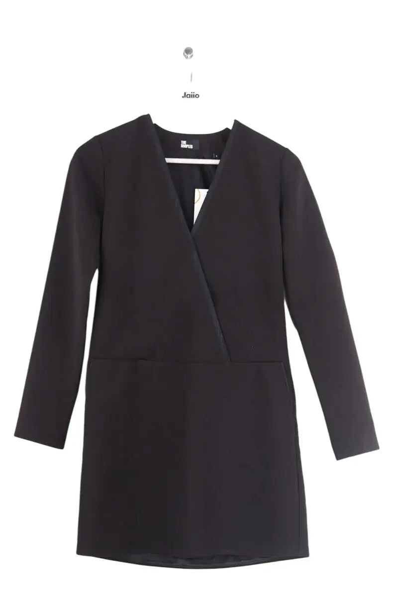 Robe The Kooples Noir en Laine, taille XS - Seconde Main