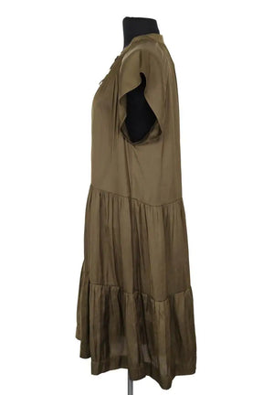 Robe Zadig & Voltaire Kaki en Synthétique