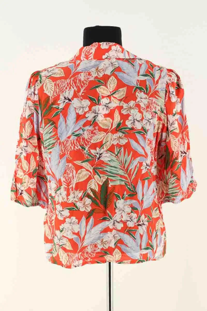 Chemise Maje Rouge en Viscose