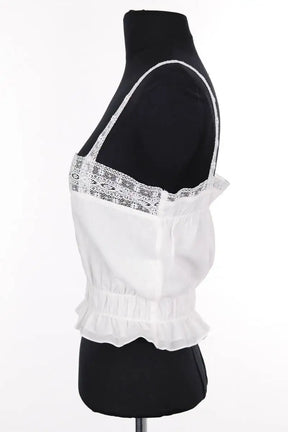 Top sans manche Faithfull The Brand Blanc en Coton