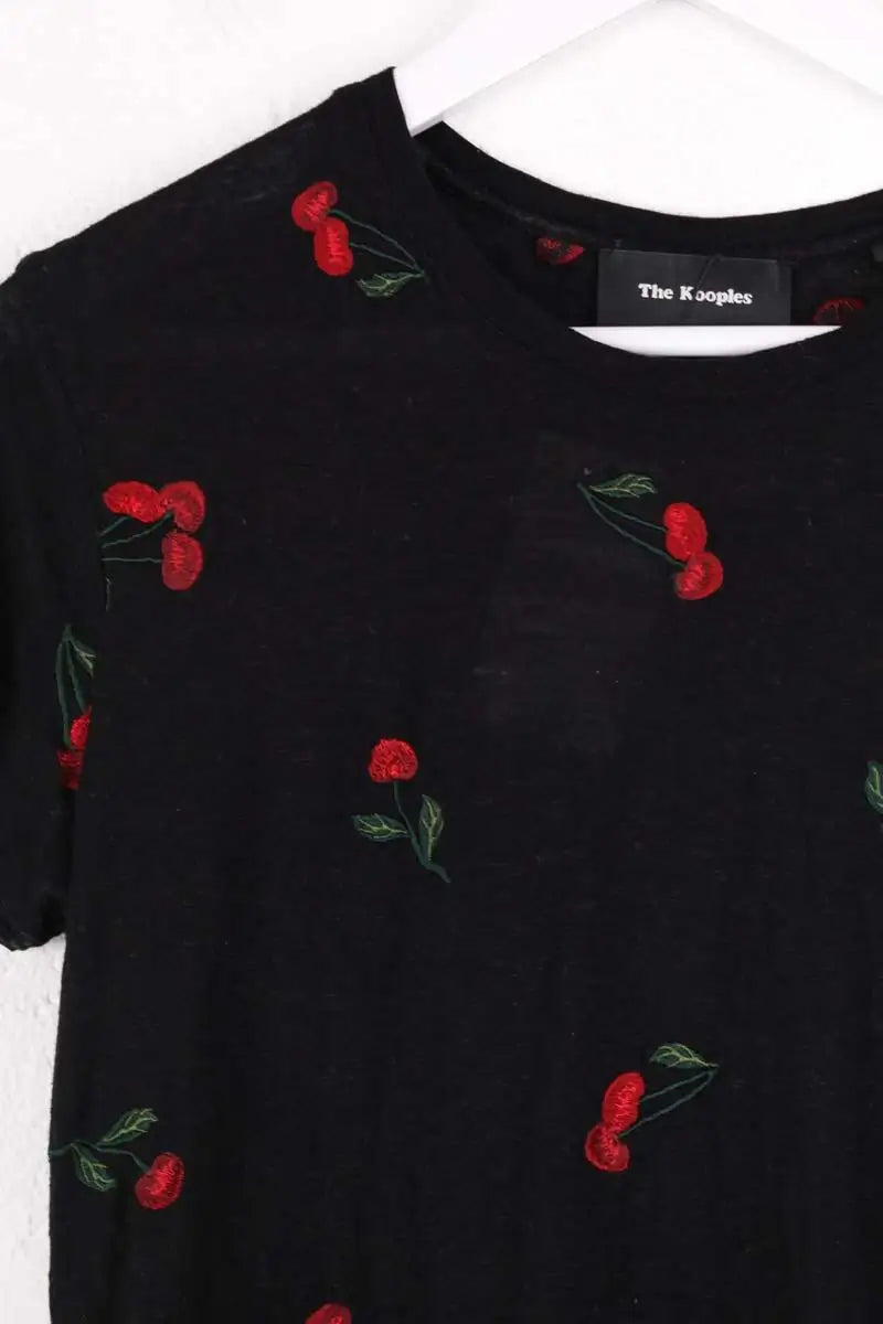 T-shirt The Kooples Noir en Viscose