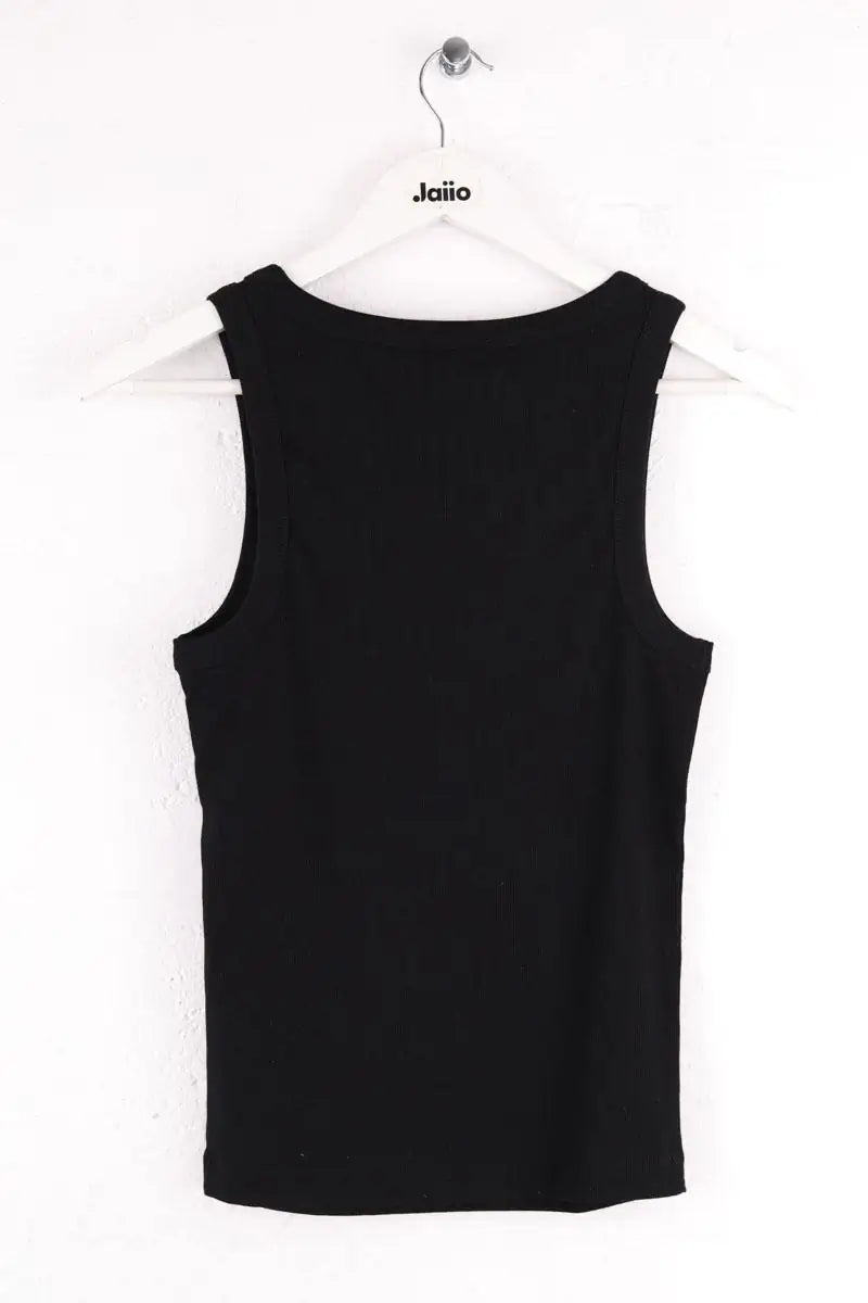 Top sans manche ME + EM Noir en Coton