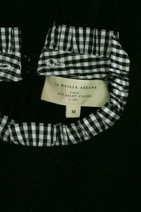 Pull Sézane Noir en Coton