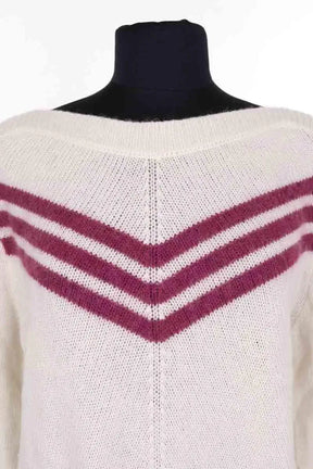 Pull Des Petits Hauts Blanc en Laine