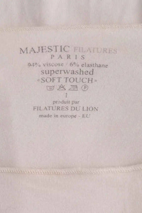 Top Majestic Filatures Beige en Viscose