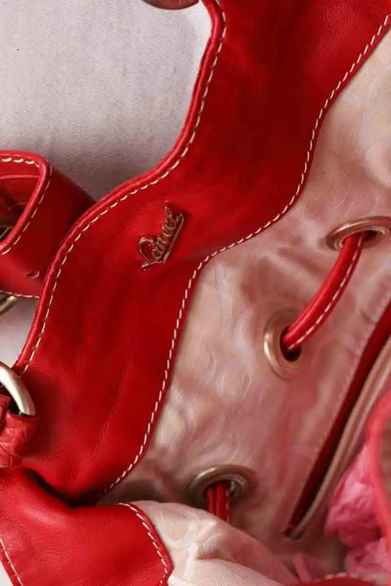 Sac à bandoulière Lancel Rouge en Cuir