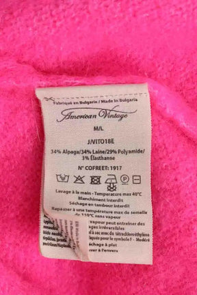 Pull American Vintage Rose en Laine