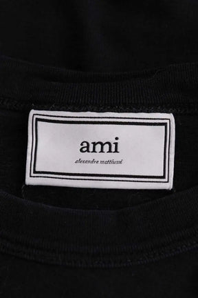 T-shirt Ami Noir en Coton