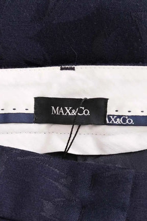 Pantalon Max & Co Marine en Synthétique
