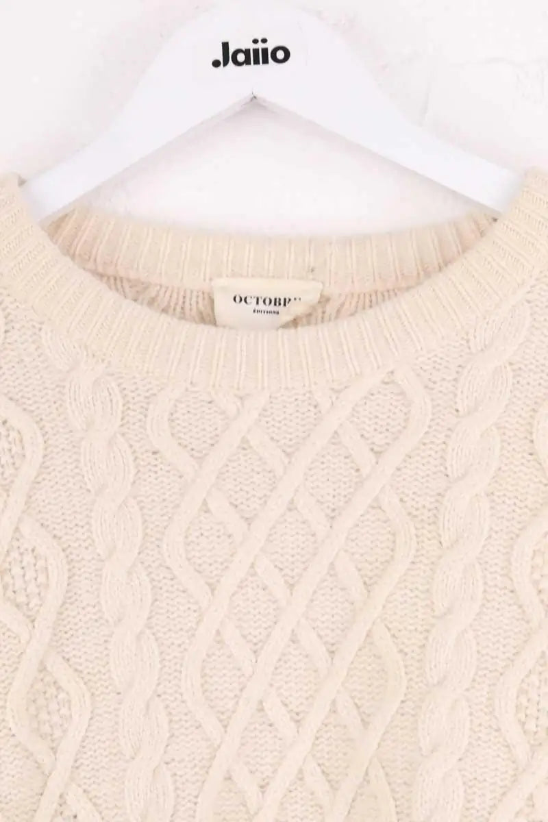Pull Octobre Beige en Laine
