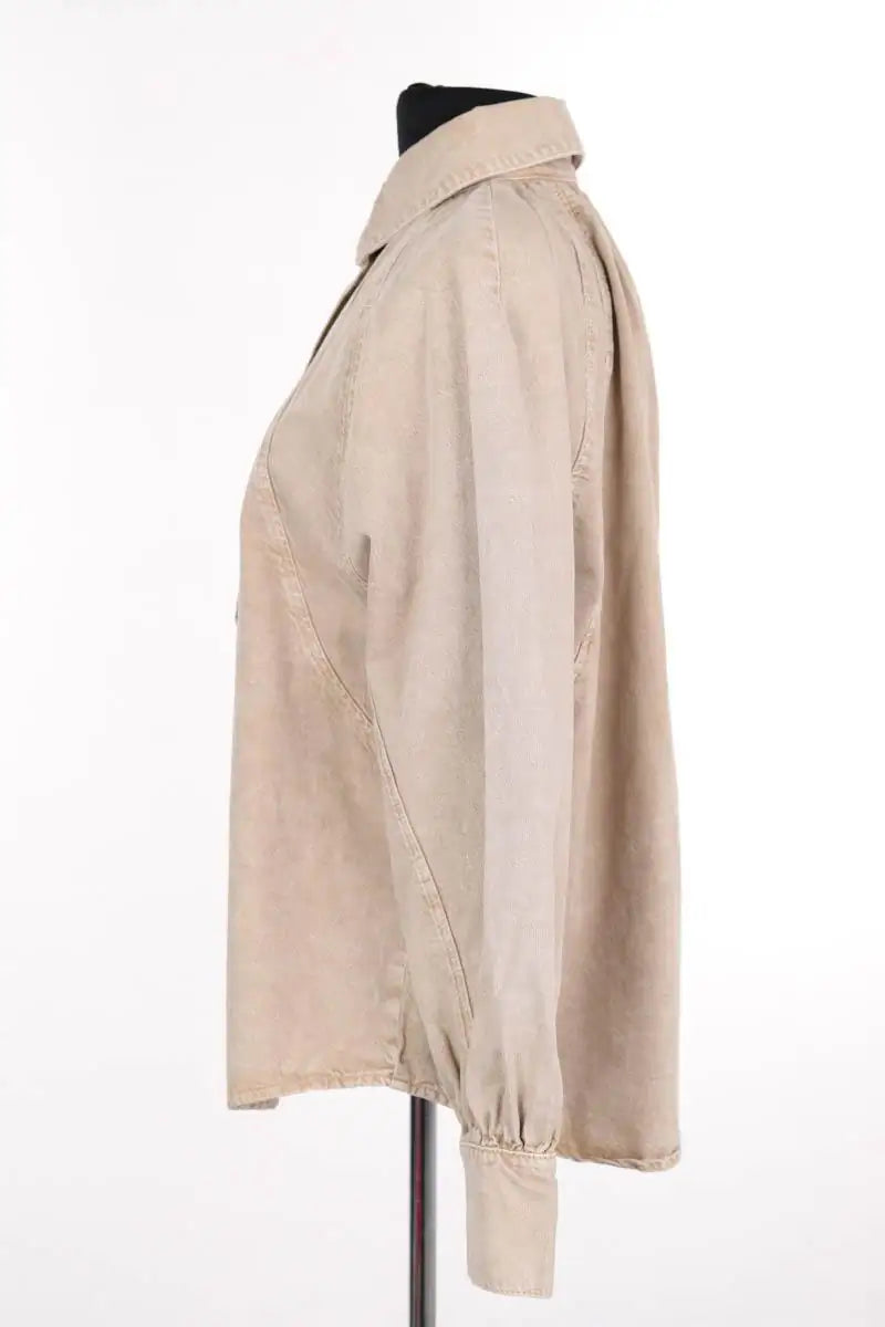 Chemise Ba&Sh Beige en Coton