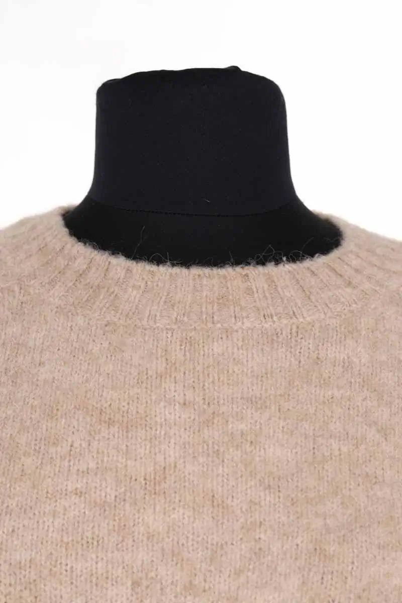 Pull Soeur Beige en Synthétique