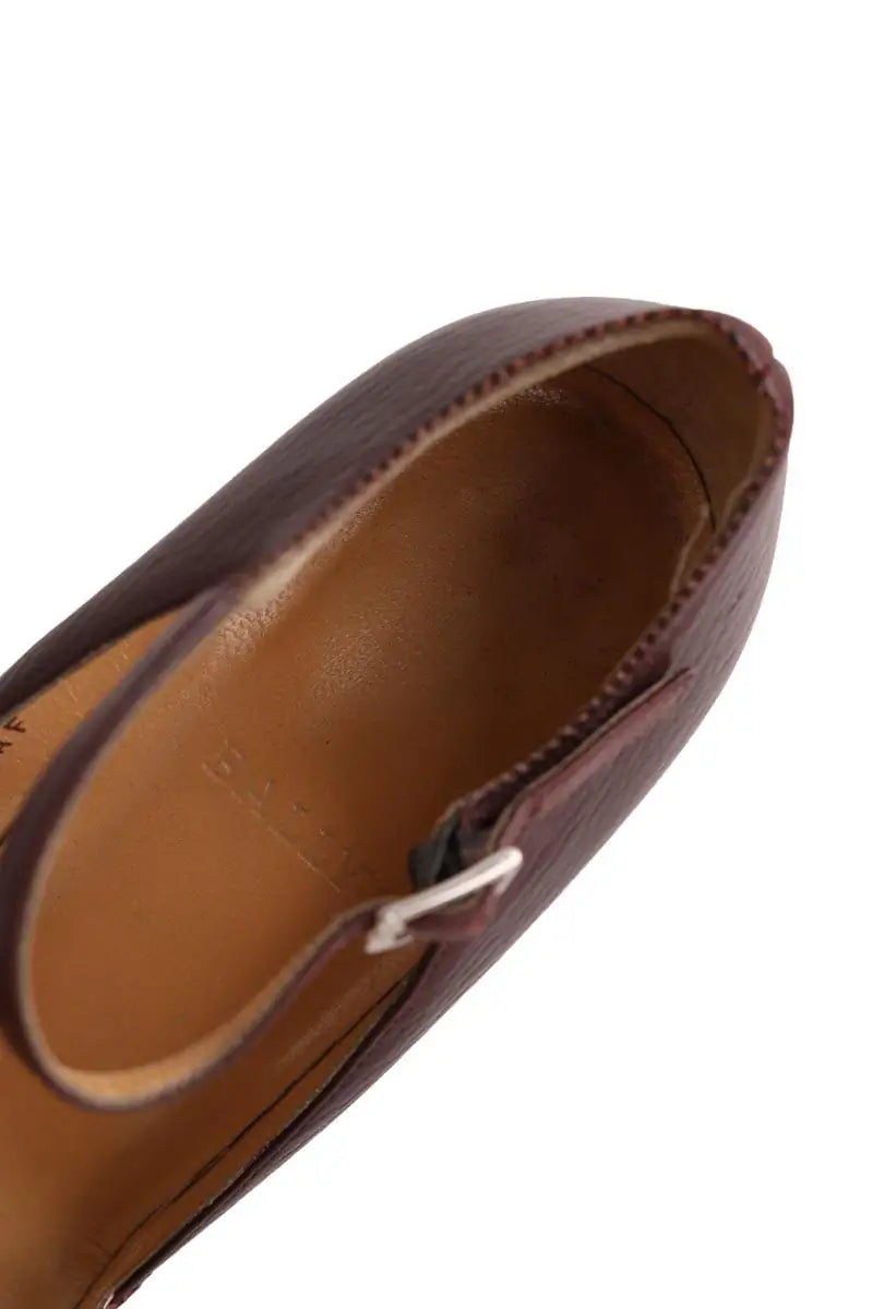 Talons Bally Bordeaux en Cuir