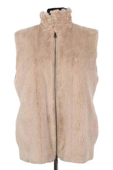 Veste Franck Namani Beige en Soie, taille L - Seconde Main