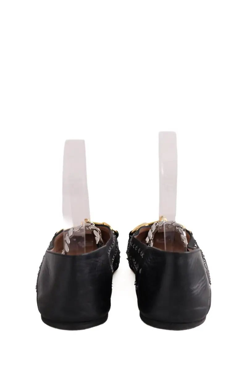 Ballerines Gucci Noir en Cuir