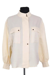 Chemise Soeur Beige en Laine, taille XS - Seconde Main