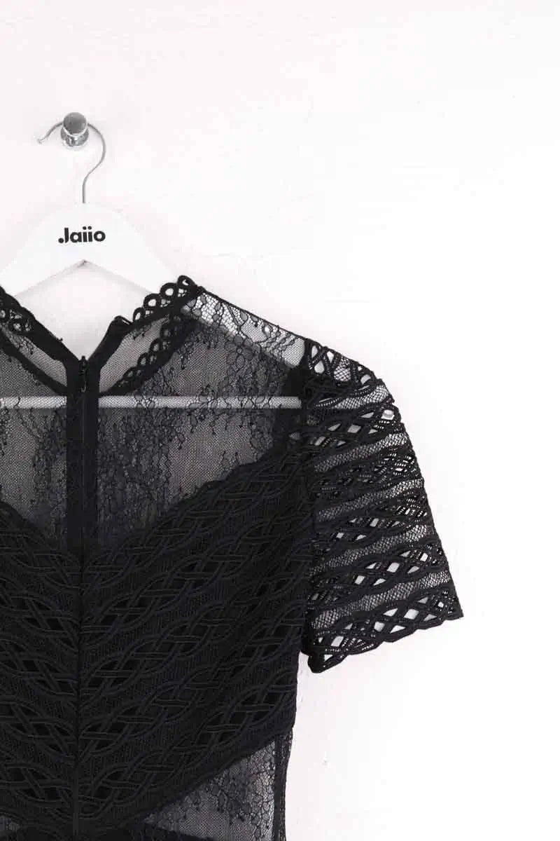 Robe Sandro Noir en Synthétique
