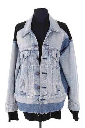 Blouson Junya Watanabe Bleu en Coton, taille S - Seconde Main