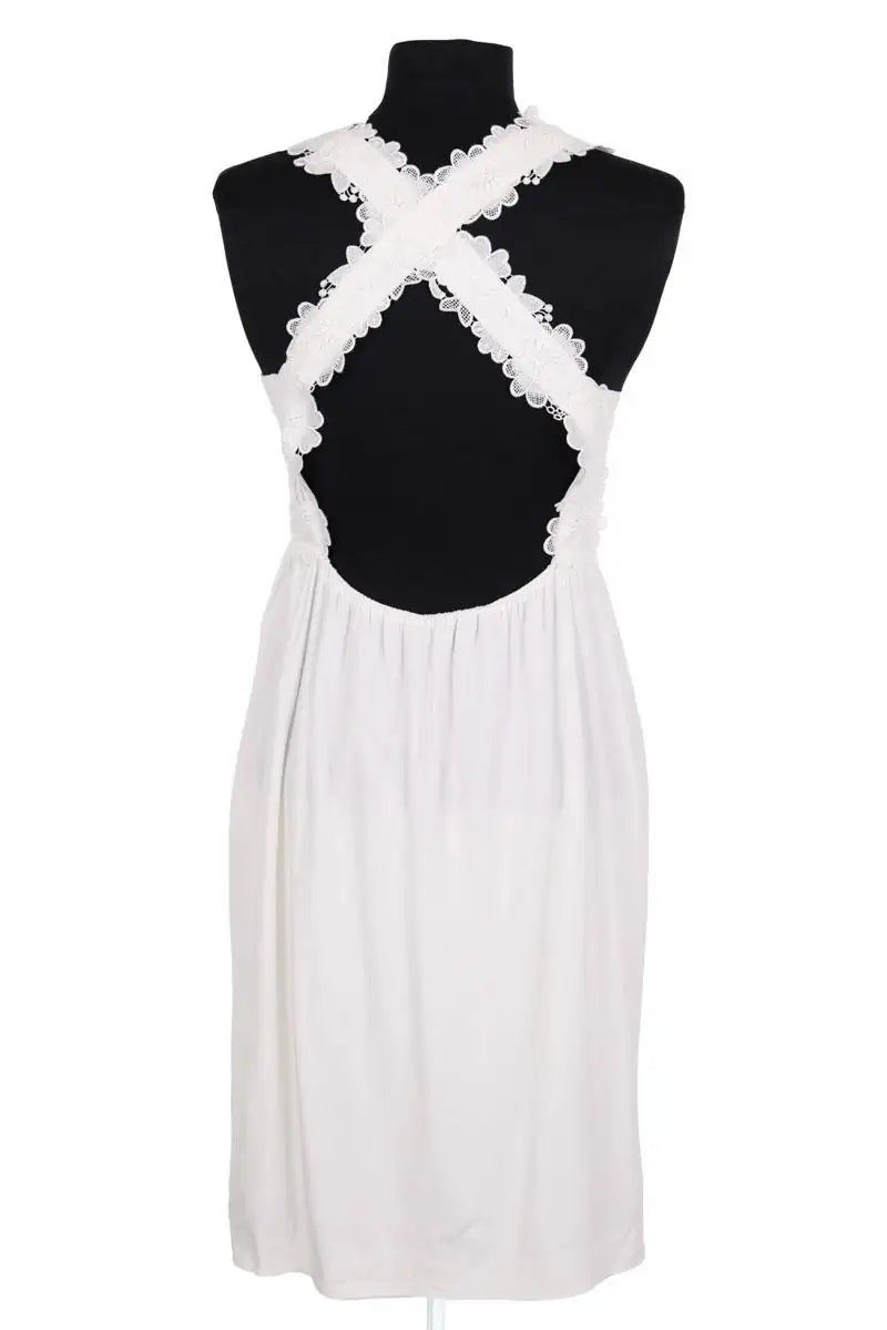 Robe Claudie Pierlot Blanc en Coton