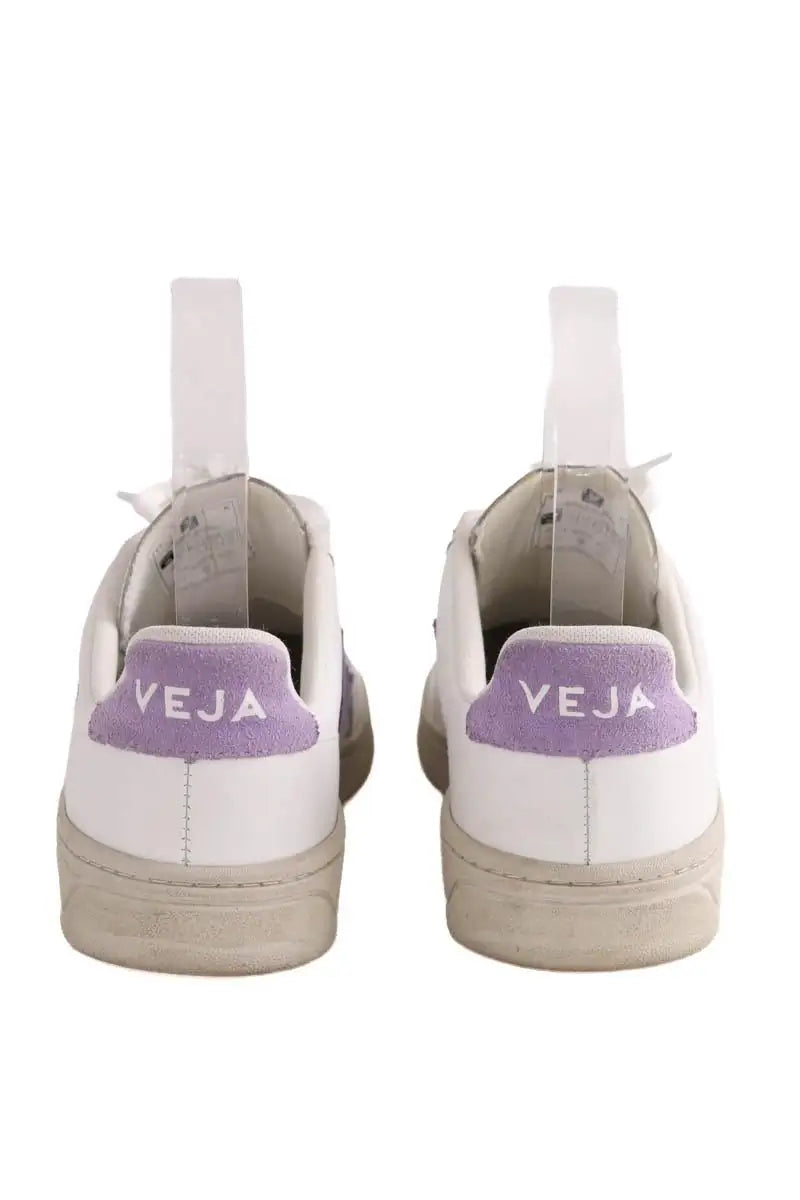 Baskets Veja Blanc en Cuir