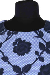 Robe Tara Jarmon Bleu en Coton, taille L - Seconde Main