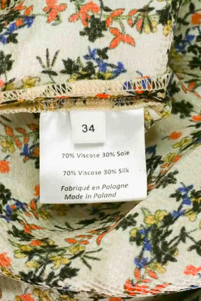 Pantalon Roseanna Doré en Synthétique